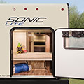 2017 Venture RV Sonic Lite SL169VBH Travel Trailer Exterior Pack-N-Play