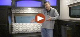 View video of the 2018 Venture RV SportTrek Touring Edition STT312VBH travel trailer interior features