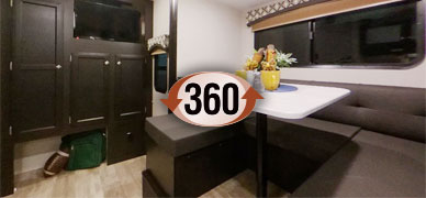 2019 Venture RV Sonic Lite SL169VMK Travel Trailer Interior 360