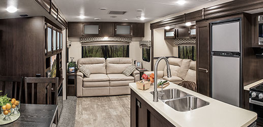 SportTrek Touring Edition STT343VIK Travel Trailer Living Room