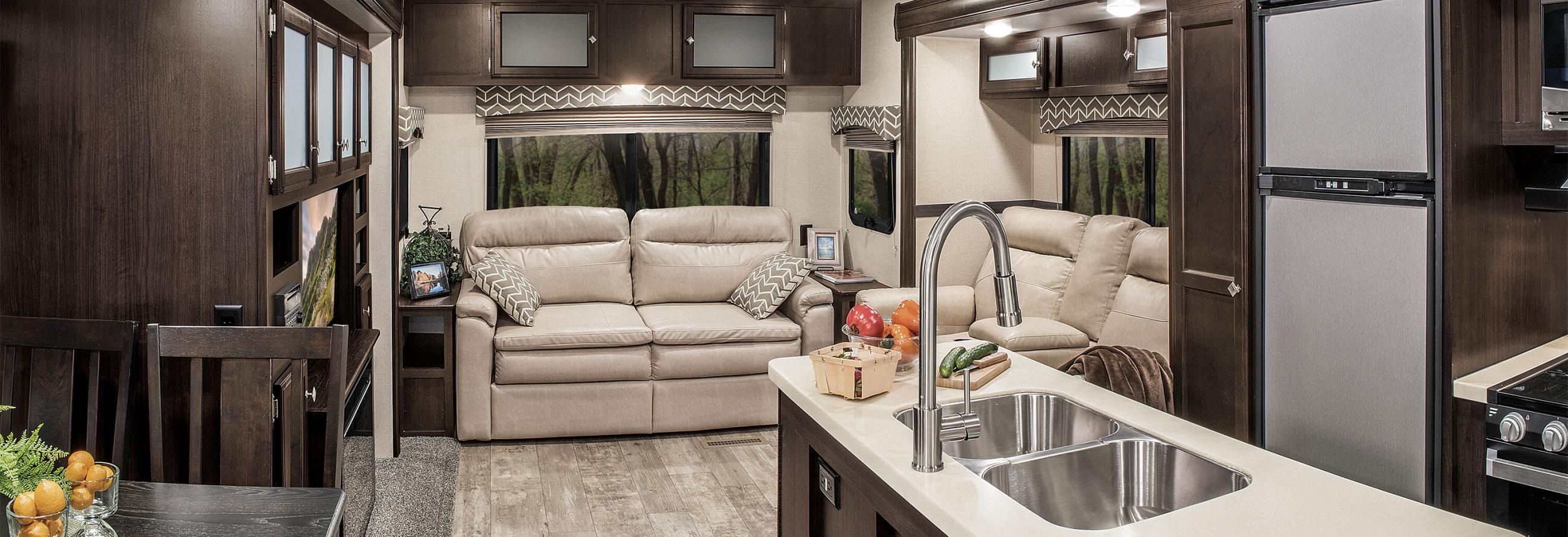 2019 Venture RV SportTrek Touring Edition STT343VIK Travel Trailer Living Room