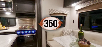 2019 Venture RV SportTrek ST252VRD Travel Trailer Interior 360