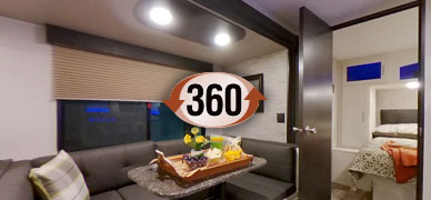 2019 Venture RV SportTrek SR281VBH Travel Trailer Interior 360