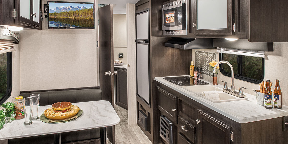 2019 Venture RV Sonic SN190VRB Travel Trailer Kitchen