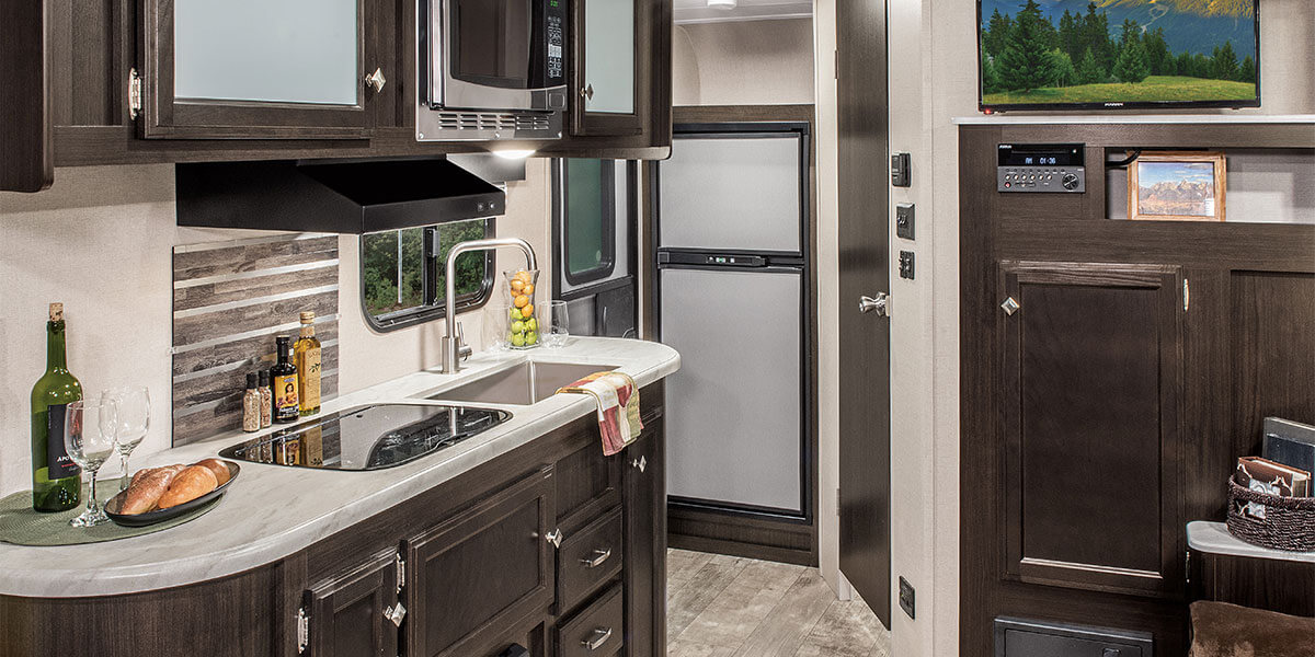 2019 Venture RV Sonic SN200VML Travel Trailer Kitchen