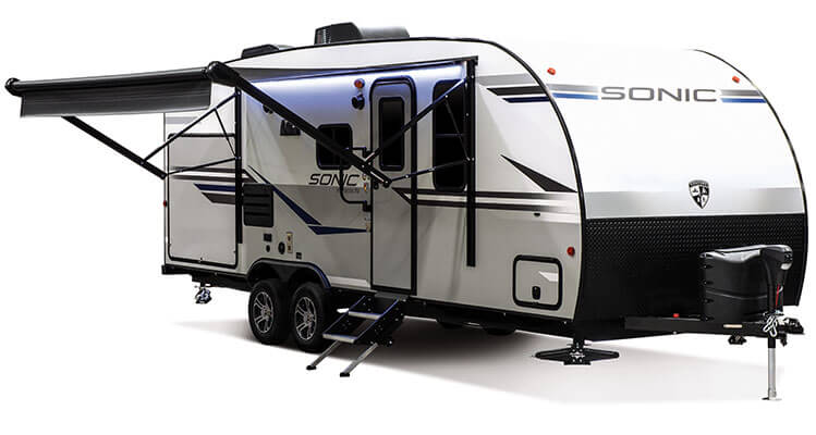 2020 Venture RV Sonic SN220VRB Travel Trailer Exterior Awning