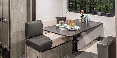 2020 Venture RV Sonic X SN211VDBX Travel Trailer Dinette