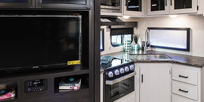 2020 Venture RV Stratus SR321VQB Travel Trailer Kitchen