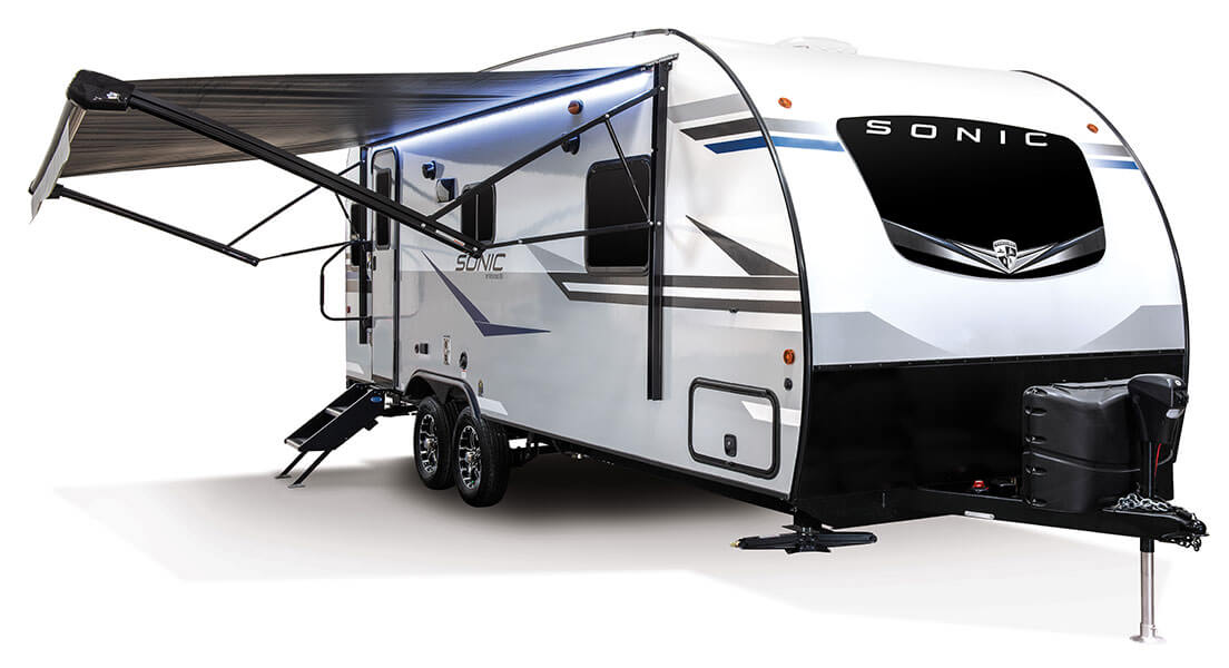 2022 Venture RV Sonic SN231VRL Travel Trailer Exterior Awning