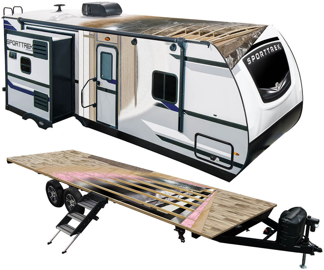 2022 Venture RV SportTrek Travel Trailer Construction