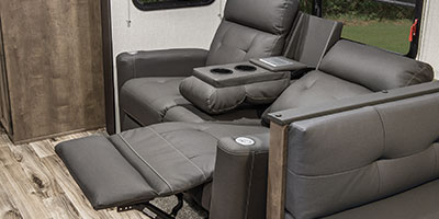 2023 Venture RV Stratus SR291VQB Travel Trailer Theater Seating Right Reclined