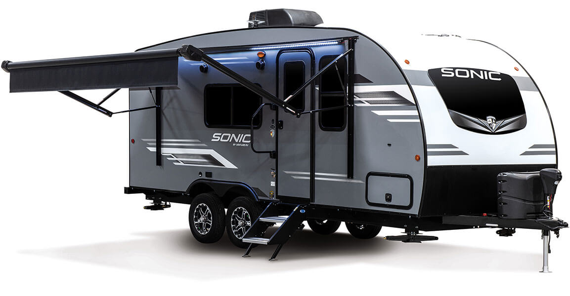 2023 Venture RV Sonic SN190VRB Travel Trailer Exterior Awning