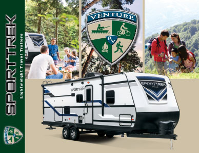 2019 Venture RV SportTrek Travel Trailers Brochure