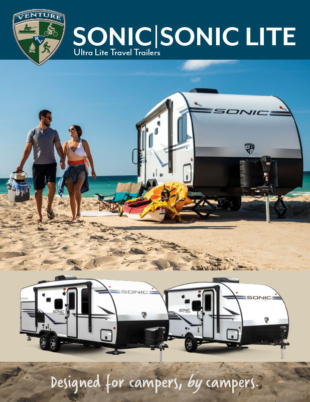 2020 Venture RV Sonic Ultra Lite Travel Trailers Brochure