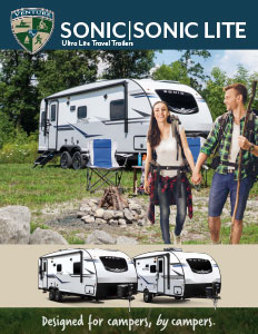 2022 Venture RV Sonic Ultra Lite Travel Trailers Brochure