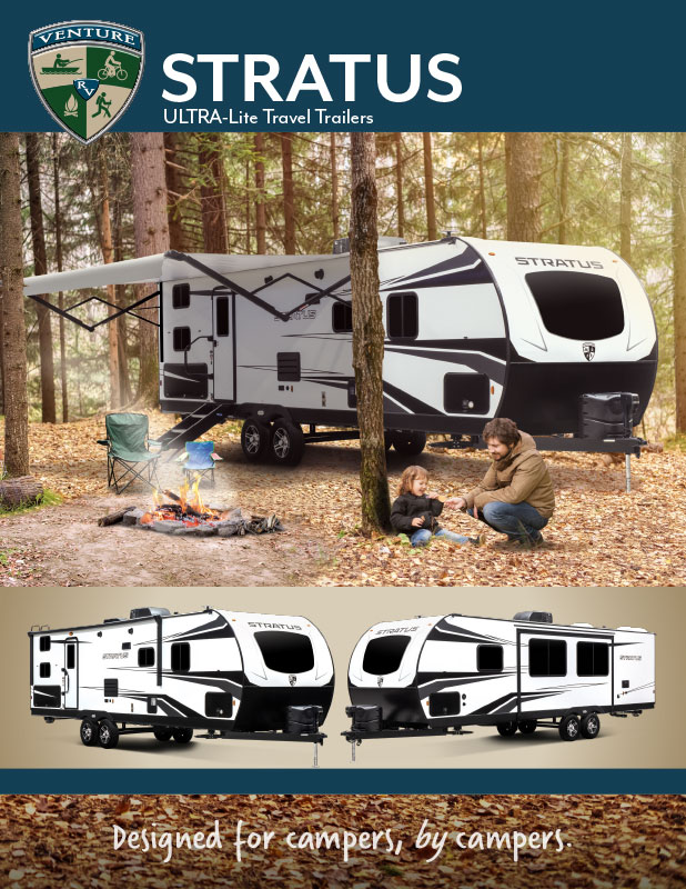 2021 Venture RV Stratus Utra Lite Travel Trailers Brochure