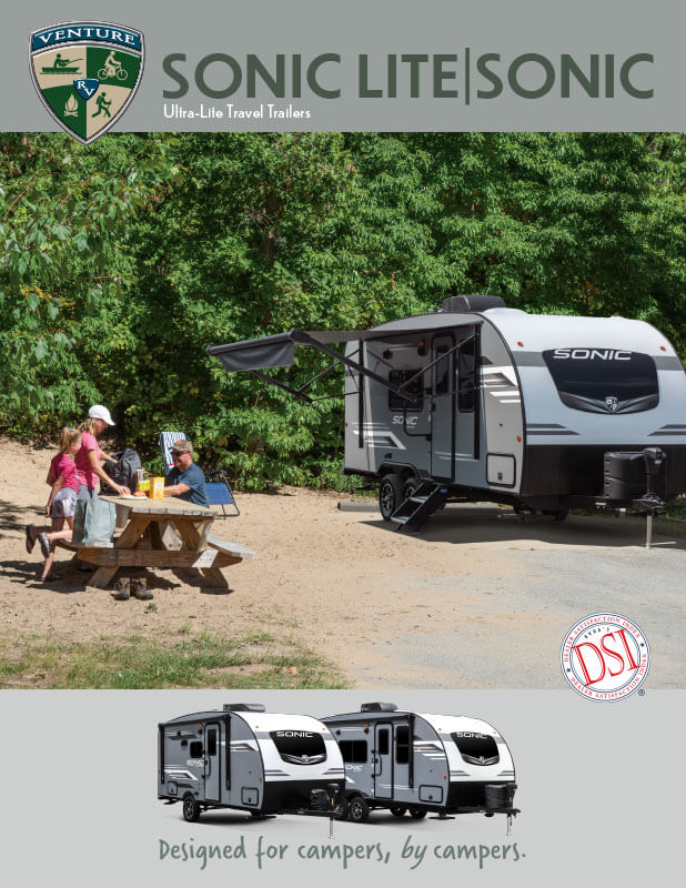 2023 Venture RV Sonic Ultra Lite Travel Trailers Brochure