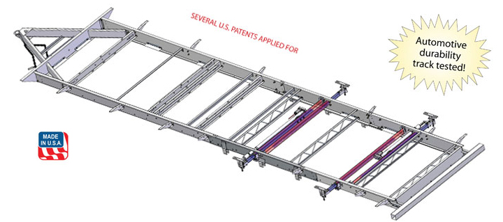 nxg lightweight travel trailer frame