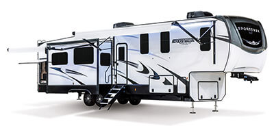 2024 Venture RV SportTrek Touring Edition STTF354VBH Fifth Wheel Exterior Awning