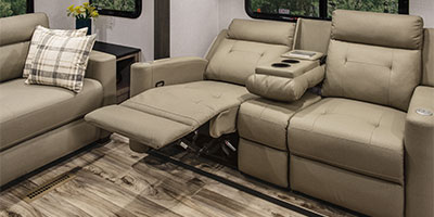 2024 Venture RV SportTrek Touring Edition STT343VIK Travel Trailer Theater Seating Left Reclined