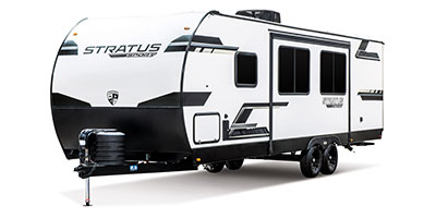 2024 Venture RV Stratus Sport SR289VBHS Travel Exterior Front 3-4 Off Door Side