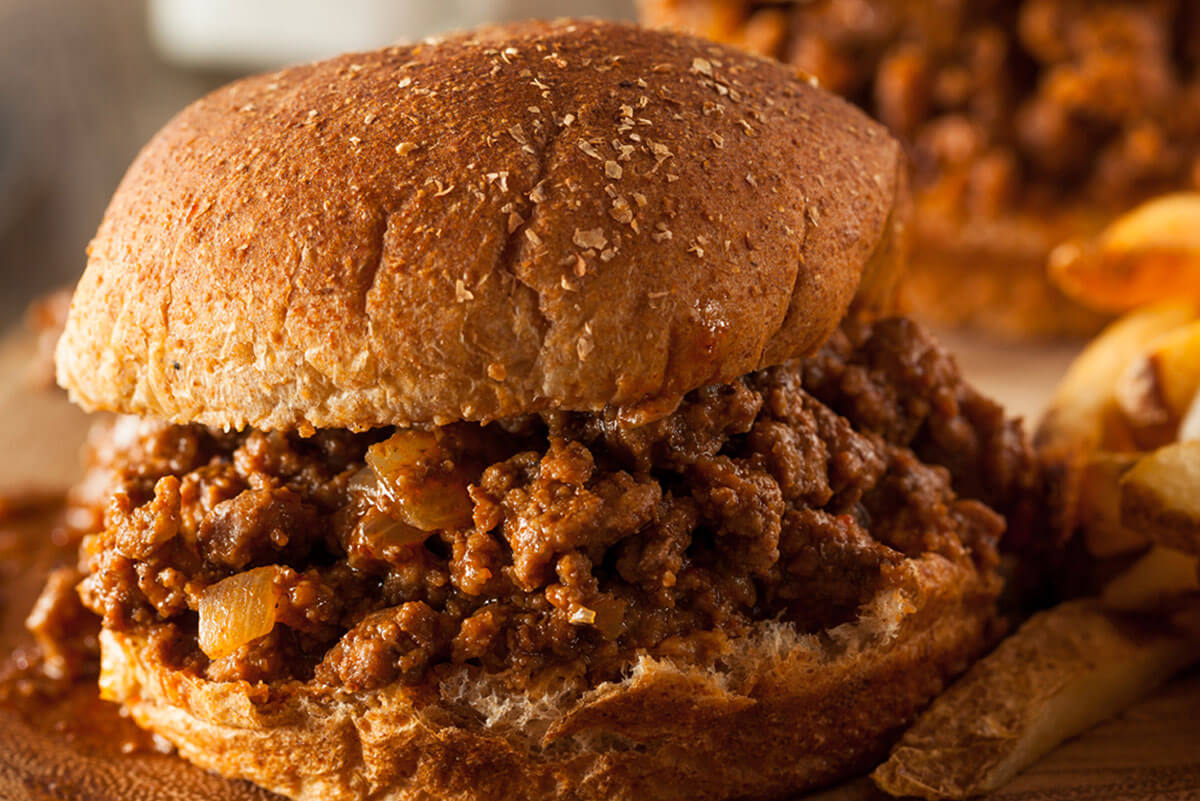 Sloppy Barbecue Hamburger